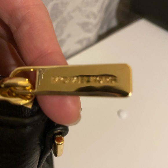 Michael Kors Black Pebble Leather Satchel - Picture 7 of 8